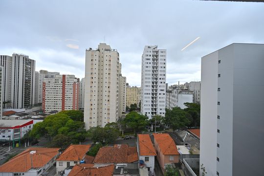 Vista da Varanda de apartamento para alugar com 1 quarto, 29m² em Vila Clementino, São Paulo