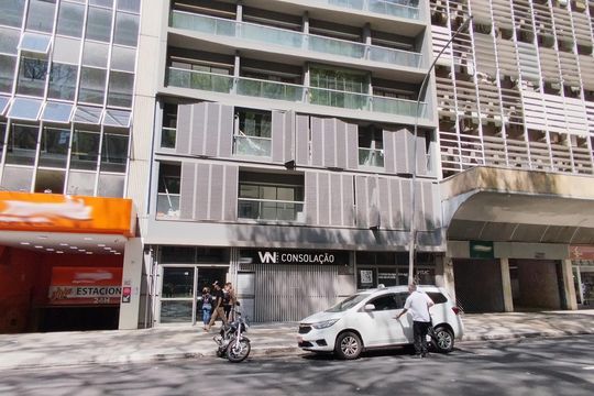 Fachada de kitnet/studio à venda com 1 quarto, 38m² em Consolação, São Paulo