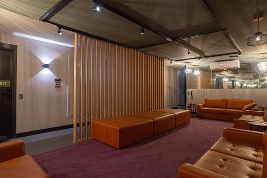 Área comum - Lounge de kitnet/studio à venda com 1 quarto, 38m² em Consolação, São Paulo