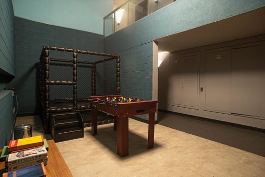 Área comum - Sala de Jogos de kitnet/studio à venda com 1 quarto, 38m² em Consolação, São Paulo