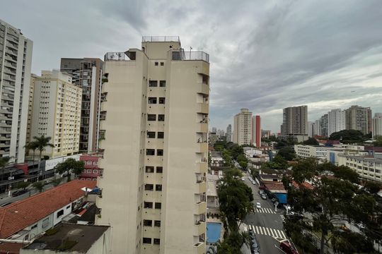 Vista do Quarto de apartamento à venda com 1 quarto, 50m² em Vila Clementino, São Paulo