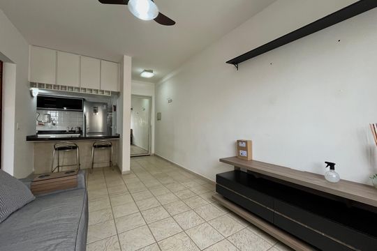 Sala de apartamento à venda com 1 quarto, 50m² em Vila Clementino, São Paulo