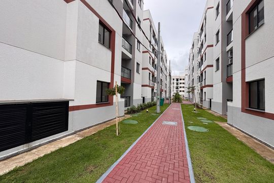 Fachada de apartamento à venda com 2 quartos, 47m² em Recreio dos Bandeirantes, Rio de Janeiro