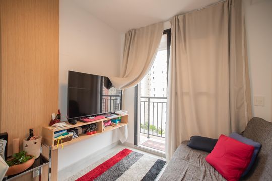 Sala de apartamento para alugar com 2 quartos, 34m² em Vila Monte Alegre, São Paulo