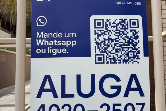PLAQUINHA de apartamento para alugar com 3 quartos, 100m² em Estoril, Belo Horizonte