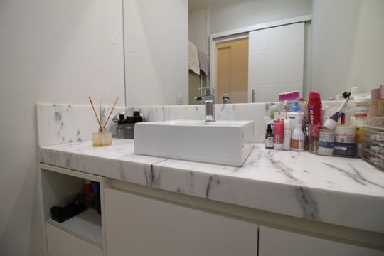 Banheiro da Suíte 2 de apartamento à venda com 2 quartos, 188m² em Pechincha, Rio de Janeiro