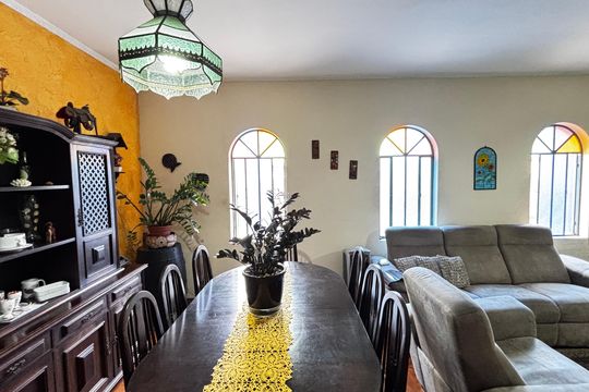 Sala - Sala de Jantar de casa à venda com 3 quartos, 212m² em Vila Lucinda, Santo André