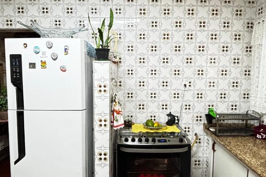 Cozinha de casa à venda com 3 quartos, 212m² em Vila Lucinda, Santo André