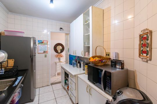 Cozinha de apartamento à venda com 3 quartos, 67m² em Jardim Oriental, São Paulo