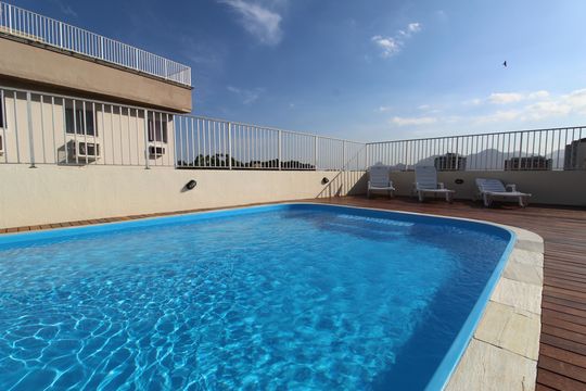 Área comum - Piscina de apartamento à venda com 2 quartos, 57m² em Freguesia (jacarepaguá), Rio de Janeiro