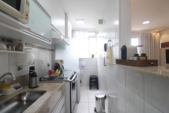 Cozinha de apartamento à venda com 2 quartos, 57m² em Freguesia (jacarepaguá), Rio de Janeiro