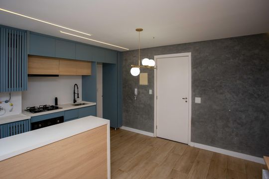 Sala de apartamento para alugar com 2 quartos, 45m² em Piraporinha, Diadema