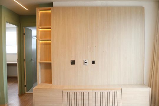 Sala de apartamento para alugar com 2 quartos, 46m² em Parque Industrial Tomas Edson, São Paulo