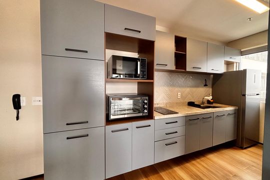 Cozinha  de apartamento para alugar com 1 quarto, 46m² em Centro, Osasco