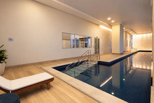 Piscina Coberta de apartamento para alugar com 1 quarto, 46m² em Centro, Osasco