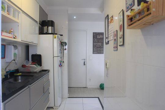 Cozinha de apartamento à venda com 2 quartos, 72m² em Osvaldo Cruz, São Caetano do Sul
