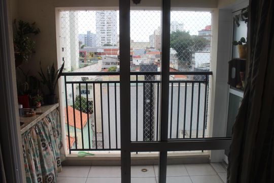 Varanda de apartamento à venda com 2 quartos, 72m² em Osvaldo Cruz, São Caetano do Sul