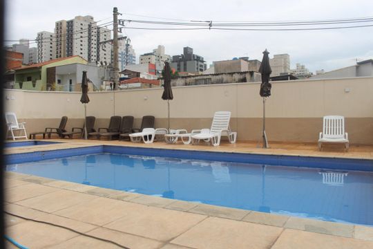 Área comum - Piscina de apartamento à venda com 2 quartos, 72m² em Osvaldo Cruz, São Caetano do Sul