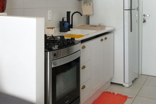 Cozinha de apartamento à venda com 1 quarto, 29m² em Socorro, São Paulo