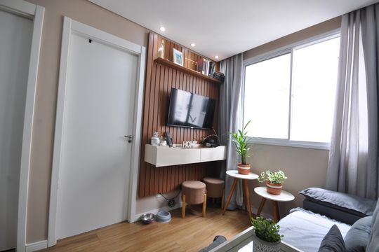 Sala de apartamento para alugar com 2 quartos, 34m² em Vila Guilherme, São Paulo