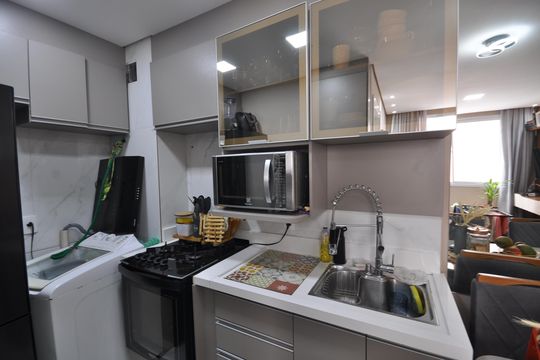 Cozinha  de apartamento para alugar com 2 quartos, 34m² em Vila Guilherme, São Paulo