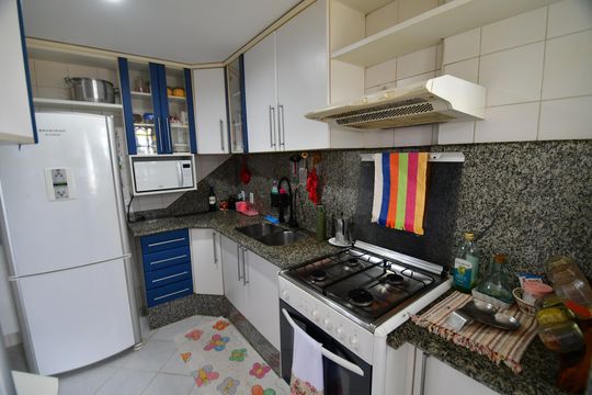 Cozinha de apartamento à venda com 2 quartos, 65m² em Vila Joao Jorge, Campinas