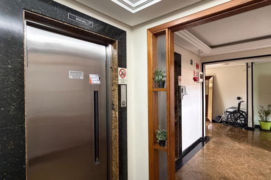 Área comum de apartamento para alugar com 2 quartos, 76m² em Embaré, Santos
