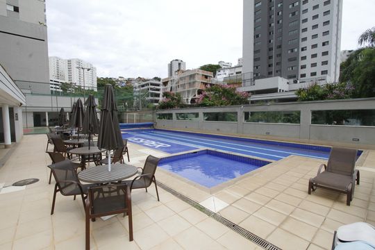 Área comum - Piscina de apartamento à venda com 3 quartos, 83m² em Buritis, Belo Horizonte