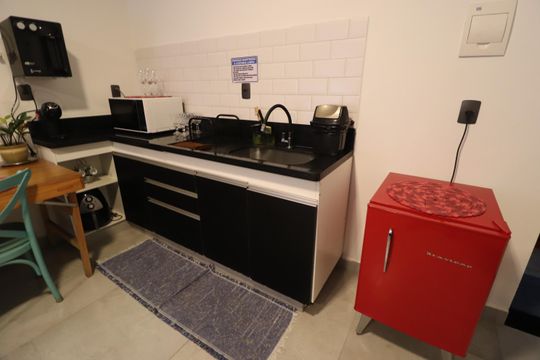 Cozinha de casa para alugar com 1 quarto, 100m² em Martins, Uberlândia