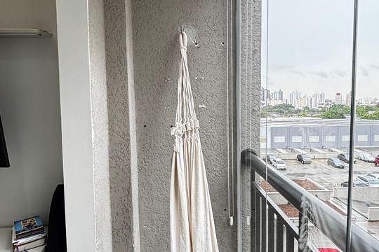 Varanda de apartamento à venda com 2 quartos, 50m² em Vila Metalúrgica, Santo André