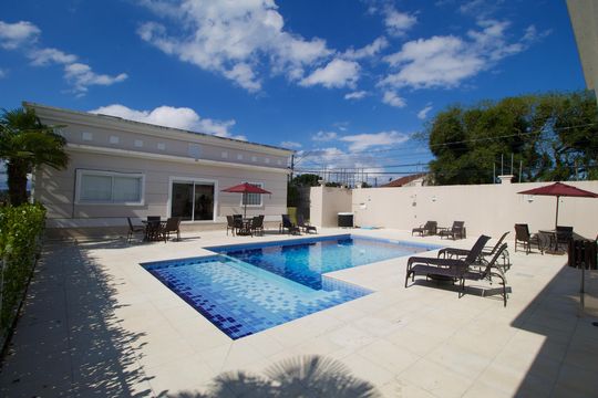 Área comum - Piscina de casa de condomínio para alugar com 3 quartos, 170m² em Barreirinha, Curitiba