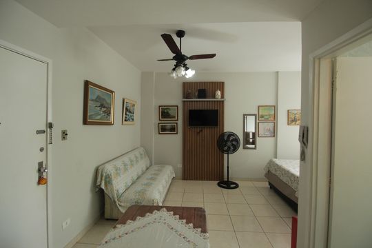 Studio de kitnet/studio para alugar com 1 quarto, 47m² em Aparecida, Santos