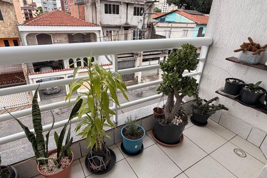 Varanda de apartamento à venda com 2 quartos, 81m² em Vila Mariza, São Bernardo do Campo