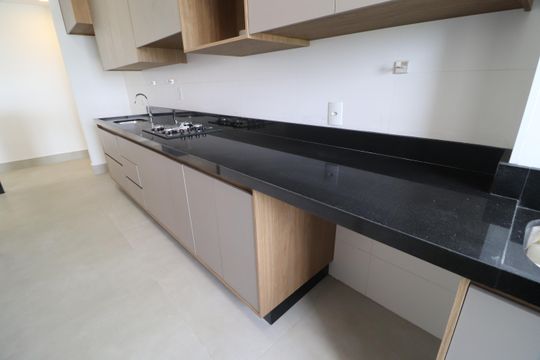 Cozinha de apartamento para alugar com 2 quartos, 86m² em Jardim Sul, Uberlândia