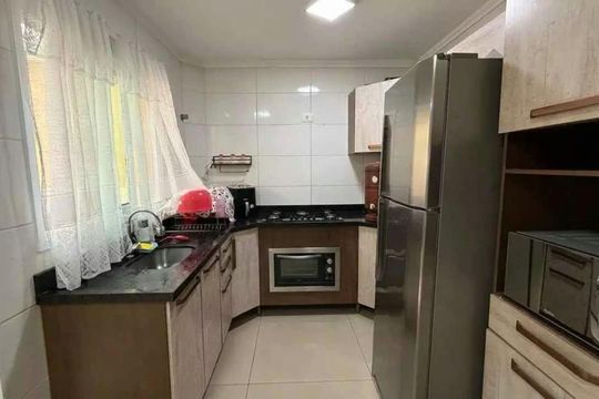 Cozinha de apartamento para alugar com 2 quartos, 50m² em Vila Helena, Santo André