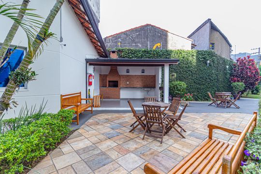 Área comum - Churrasqueira de apartamento para alugar com 2 quartos, 56m² em Jardim Roberto, Osasco