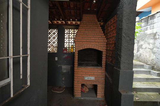 Área gourmet de casa à venda com 2 quartos, 500m² em Parque das Nações, Santo André
