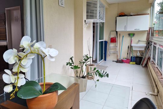 Varanda da Sala de kitnet/studio para alugar com 1 quarto, 72m² em Itaipu, Niterói