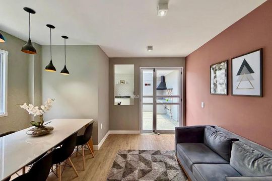 Área comum de kitnet/studio para alugar com 1 quarto, 28m² em Itaim Bibi, São Paulo