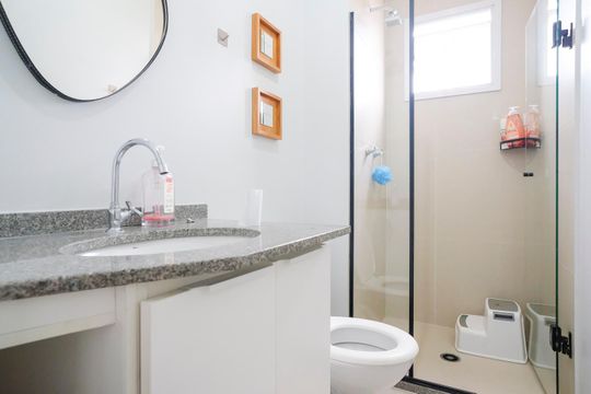 Banheiro de apartamento para alugar com 2 quartos, 69m² em Rudge Ramos, São Bernardo do Campo