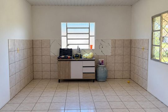 Cozinha de casa de condomínio para alugar com 3 quartos, 110m² em Belém Velho, Porto Alegre