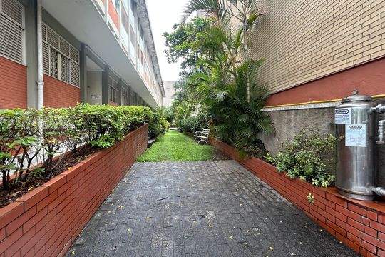 Área verde de apartamento para alugar com 1 quarto, 48m² em Santo Amaro, São Paulo