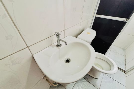 Banheiro de casa para alugar com 1 quarto, 20m² em Jardim Sao Nicolau, São Paulo