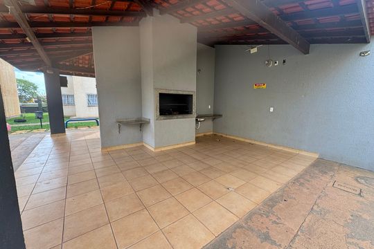 Área comum - Churrasqueira de apartamento à venda com 2 quartos, 52m² em Riacho Fundo Ii, Brasília