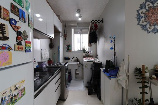 Cozinha de apartamento para alugar com 2 quartos, 33m² em Vila Santa Catarina, São Paulo