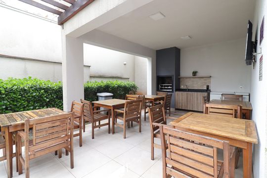 Área comum - Churrasqueiras de apartamento para alugar com 2 quartos, 33m² em Vila Santa Catarina, São Paulo