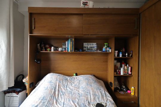 Quarto 1 de apartamento para alugar com 2 quartos, 33m² em Vila Santa Catarina, São Paulo