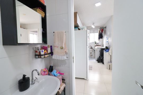 Banheiro de apartamento para alugar com 2 quartos, 33m² em Vila Santa Catarina, São Paulo