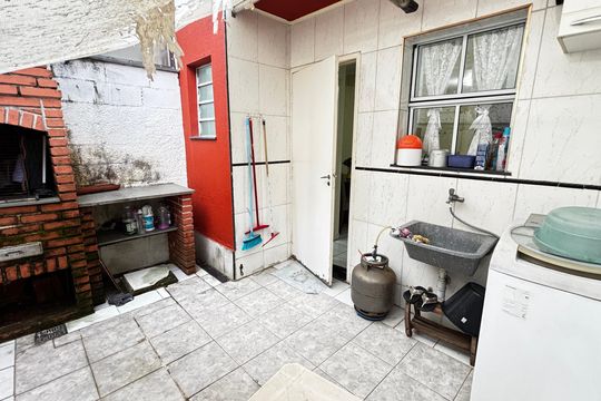 Área de Serviço de casa de condomínio para alugar com 2 quartos, 70m² em Vila Homero Thon, Santo André