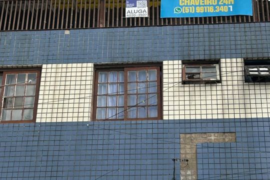 Placa  de apartamento para alugar com 2 quartos, 120m² em Jansen, Gravataí